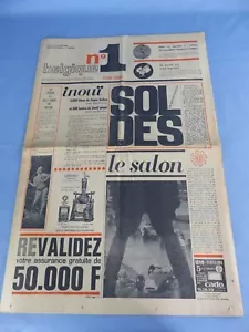BELGIQUE N°1 du 12 15 janvier 1963 journal de naissance anniversaire 12/01/1963 - Imagen 1 de 1