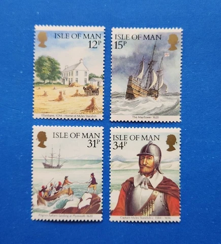 Isle Of Man Stamps, Scott 308-311 MNH Cover