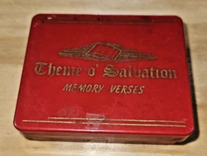 Theme O' Salvation Memory Bible Verses Vintage Complete DICKSONS INC red box - Bild 1 von 11