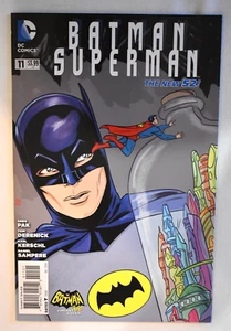 DC BATMAN SUPERMAN #11 2013 Michael Allred Cubierta 1:25 Variante Doomsday Origin - Imagen 1 de 6