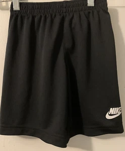 Nike Black Mesh Athletic Shorts Boy's Size 7  - Picture 1 of 6
