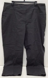 Ruby Rd Women’s Slimming Contour Waistband Stretch Pants Size 18 In Graphite - Picture 1 of 4