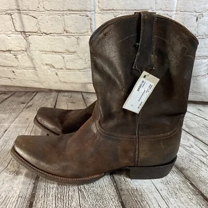 Boot Star Hombres Jackson Marrón Talla 13 D Cuero Botas Occidentales Old Gringo Distressed - Imagen 1 de 11