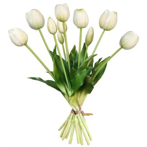 10 Pcs Fake Tulips Tulips Artificial Flowers Real Touch Fake Flowers Artifici... - Picture 1 of 6