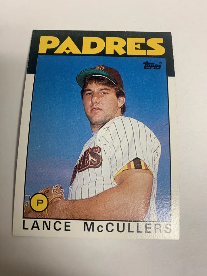 1986 Topps San Diego Padres Lance McCullers - Image 1 of 1