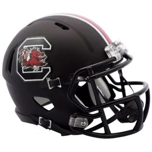 Mini casco de fútbol americano Riddell Speed negro South Carolina Gamecocks - Imagen 1 de 1