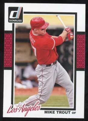 2014 Donruss Mike Trout Los Angeles Angels #112 - Image 1 of 2