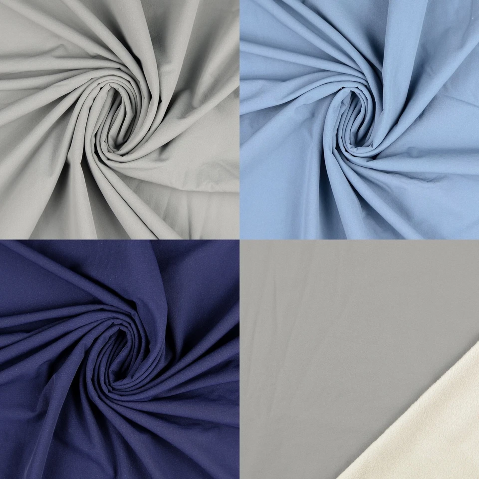 Softshell  extra weich Fleece uni Meterware Winddicht viele Farben Stoff - Bild 1 von 1