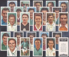 KANE-FULL SET- INTERNATIONAL FOOTBALL STARS 1957 (25 CARDS) FERENC PUSKAS 