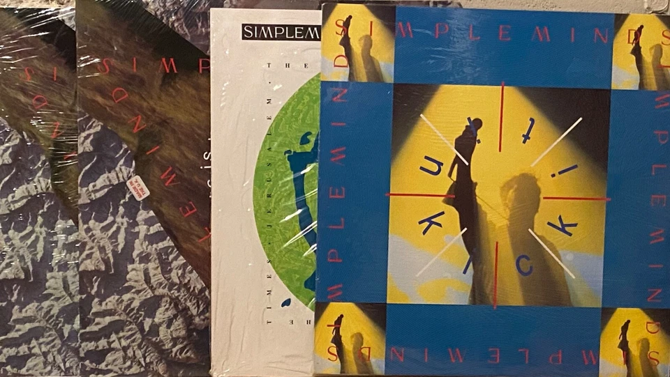 SIMPLE MINDS KICK IT IN 12" X 4 THE AMSTERDAM THIS IS YOUR LAND 2 X 12" ORIGINAL - Image 1 of 1