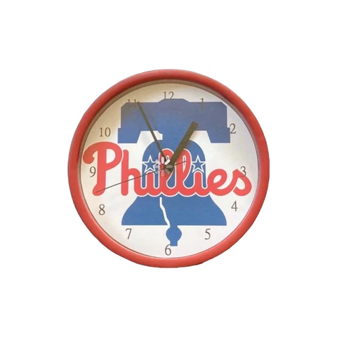 Philadelphia Phillies Baseball 9" Wall Clock Cover