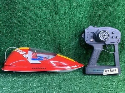 vintage aquacraft reef racer remote control boat with controller - Image 1 of 4