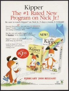 KIPPER - Original 1999 Trade AD / ADVERT _ Mick Inkpen _ Prestige _ Nick Jr. - Bild 1 von 1
