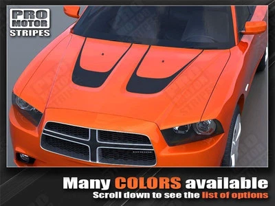 Calcomanías Dodge Charger 2011-2014 capó rayas vieira (elige el color) Foto 1 de 2