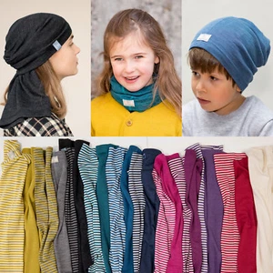 Pañuelo de manguera Pickapooh STRUNZL 3 en 1 lana/seda gorro de manguera bufanda de tubo - Imagen 1 de 19