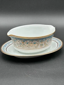 Vintage Polonaise von Noritake Sauciere mit aufgesetztem Unterteller uvm. - Bild 1 von 12