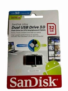 Sandisk Ultra Dual USB Drive 3.0 Flash Drive - Picture 1 of 2