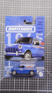 Matchbox 2024 MBX Team Mini 2/6 blau Austin Mini Van 1965 - Bild 1 von 5
