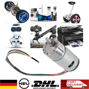 12V Motor Mit Encoder Speed Reduction Motor Hohe Drehzahl - Bild 1 von 18