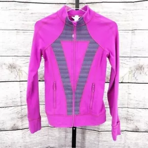 Ivviva By Lululemon Perfect Your Practice Jacket Magenta Pink Luon Size 14 - Picture 1 of 10