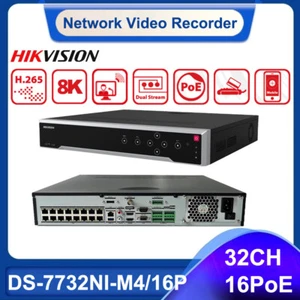 Hikvision DS-7732NI-M4/16P 32CH 16PoE 4SATA 8K Ultra NVR 32MP IP Video Recorder - Afbeelding 1 van 7
