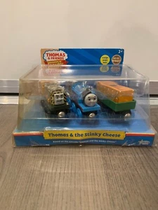Thomas & Friends Wooden Railway Thomas Iron Arry & the Stinky Cheese Engines Set - Picture 1 of 7