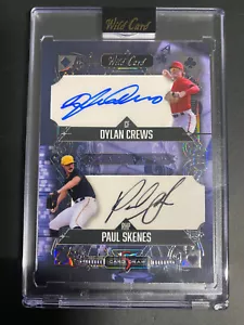 PAUL SKENES DYLAN CREWS 2024 Comodín 5 Cartas Sorteo Autografiado LSU Púrpura 1 - Imagen 1 de 4