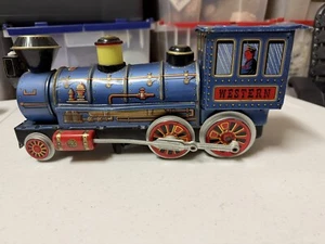 Vintage 1960’s Western Locomotive Tin Toy Train, Japan. Nice Condition!! - Bild 1 von 8