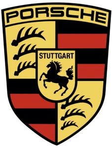 Adesivo logo Porsche classico auto finestrino laptop paraurti vinile decalcomania - Foto 1 di 1