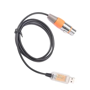 USB to DMX Interface Adapter Cable Stage Light PC DMX512 Controller Dimmer UK - Picture 1 of 10