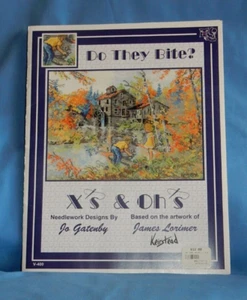 X's & Oh's Do They Bite V-400 Counted Cross Stitch Pattern Chart - Landscape - Picture 1 of 8