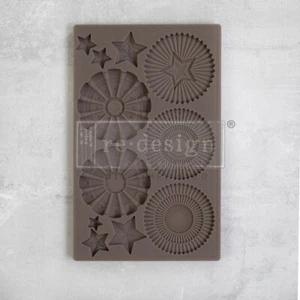 Prima Marketing Re-Design Mould 5"X8"X8mm-Red, White, And Blue (Pack of 1) - Picture 1 of 1