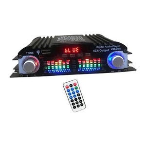 HiFi Stereo Power Amplifier Digital DC 12V Audio Amplifier for Car Home Bar - Picture 1 of 8