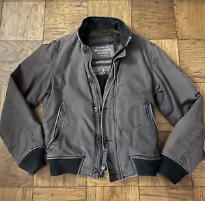 Abercrombie & Fitch schwere Herren Adirondack Jacke/Mantel (Vintage) Größe M. grau - Bild 1 von 3