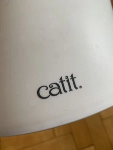 White Catit Katze Blume Brunnen Trinkwasser Eimer Teil - Bild 1 von 5