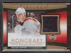2005/06 UD TRILOGY NATHAN HORTON GU JERSEY HS/NH