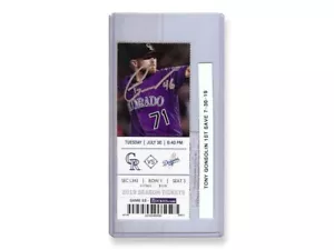 Tony Gonsolin Signed Autographed Ticket Dodgers 1st Save 7/30/19 PSA RG25027 - Picture 1 of 2