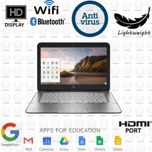 HP Chromebook 14 inch Students Laptop Computer WiFi SSD HDMI Chrome OS Grade B+ - Picture 1 of 3