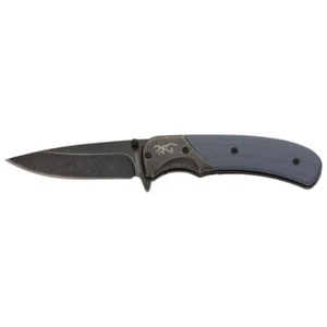 Browning The Range Folder Drop Point Folding Knife, 2.75", Blue/Black - 3220365 - Picture 1 of 4