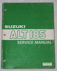 1984 1985 SUZUKI ALT 185 3 Wheeler Service Manual ALT185F ATV Dealer Shop Repair - Bild 1 von 1