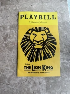 LION KING Cadillac Palace Theatre Broadway Playbill Chicago October 2025 - Picture 1 of 3