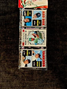 1970 TOPPS XMAS BASEBALL RACK PACK THURMAN MUNSON RC REGGIE JACKSON RED SOX RC’S - Bild 1 von 2