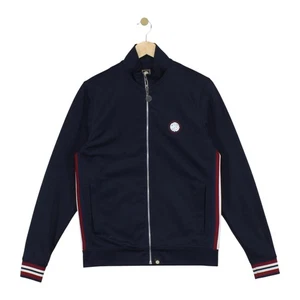 Pretty Green Track Jacket Mens Size S Blue 80s Casuals Full Zip - Picture 1 of 15