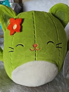 Original 8-Inch Ms. Miss Green Cactus Cat - Official Jazwares Plush (Little) - Picture 1 of 11
