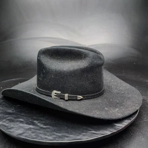 RESISTOL Cowboyhut Crosscut Fell Filz 7-3/8 schwarz Western+Reiter+Rodeo🤠 - Bild 1 von 8