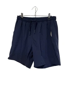 Bear Bottom Shorts Größe Large 7" Stretch gefütterte Shorts elastisch marineblau LESEN - Bild 1 von 15