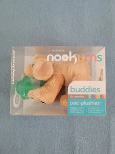 Paci-Plushies Buddies Rufus Retriever Welpen Schnuller Plüsch Halter NEU Nookums - Bild 1 von 7