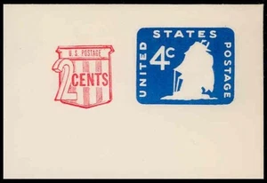 SCOTT #U552 VERY FINE MINT FULL CORNER - Picture 1 of 3