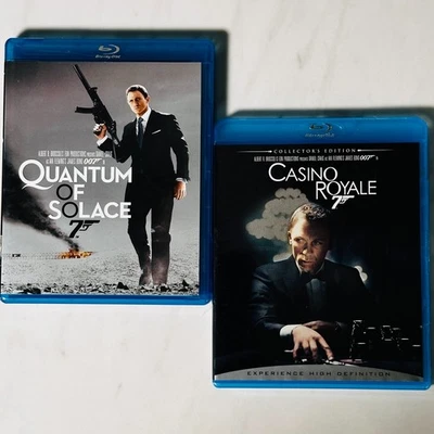 Blu-ray Lot of 2 - James Bond 007 - Casino Royale - Quantum of Solace Foto 1 de 4
