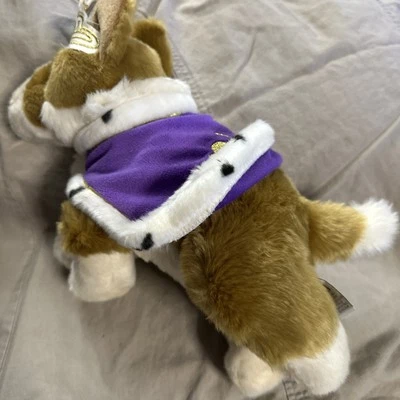 Keel Toys Queen’s  12 Inch Corgi Dog In Cape And Crown  - Image 1 of 4